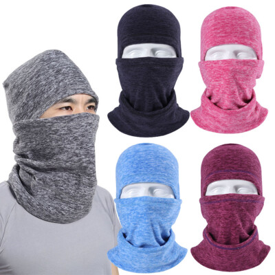 Men's Women's Winter Fleece Balaclava Ski Full Face Mask Neck Warmer Gaiter Hats
