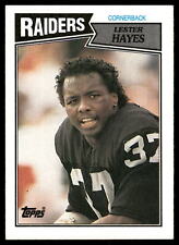 1987 Topps #223 Lester Hayes Los Angeles Raiders Football Card