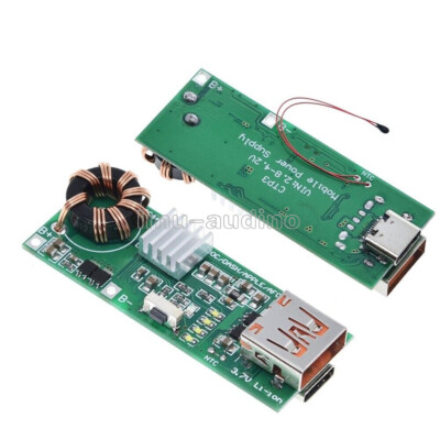QC4.0 QC3.0 Double Way PD Power Bank Quick Charge 3.7V to 5V 9V 4.5A 18W