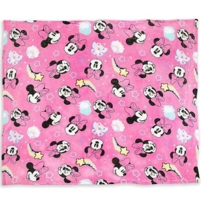 Disney Store Minnie Mouse Sparkle Threads Throw Blanket, 50'' x 60''