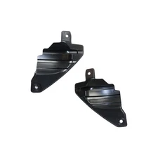 For Honda Civic 2016-2021 Bumper Fillers Driver And Passenger Side Pair | Black