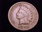 1896 Indian Head Cent, Good grade.