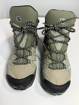 Salomon X Ultra Gore-Tex Ortholite Contagrip men s Hiking Boots Green US 6 