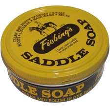 Fiebing's Yellow Saddle Soap - 12 oz Tin Leather Cleaner Conditioner Made In USA