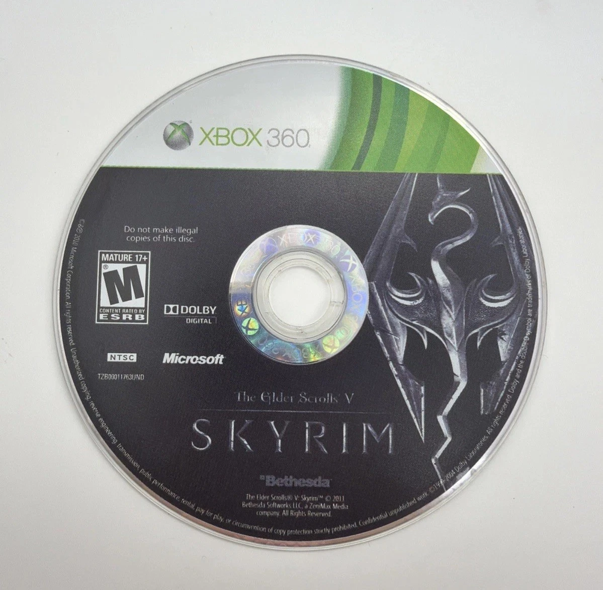 The Elder Scrolls V: Skyrim - XBOX 360 (DISC ONLY / TESTED / NO TRACKING)