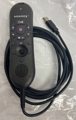 NUANCE POWER MIC II 0POWM2N-005 USB DICTATION MICROPHONE CLINICIAN PHYSICIAN
