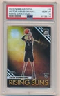 VICTOR WEMBANYAMA 2023-25 DONRUSS OPTIC RISING SUNS HOLO PRIZM #11 RC PSA 10 GEM