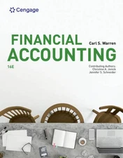 Financial Accounting - Hardcover By Warren, Carl - VERY GOOD