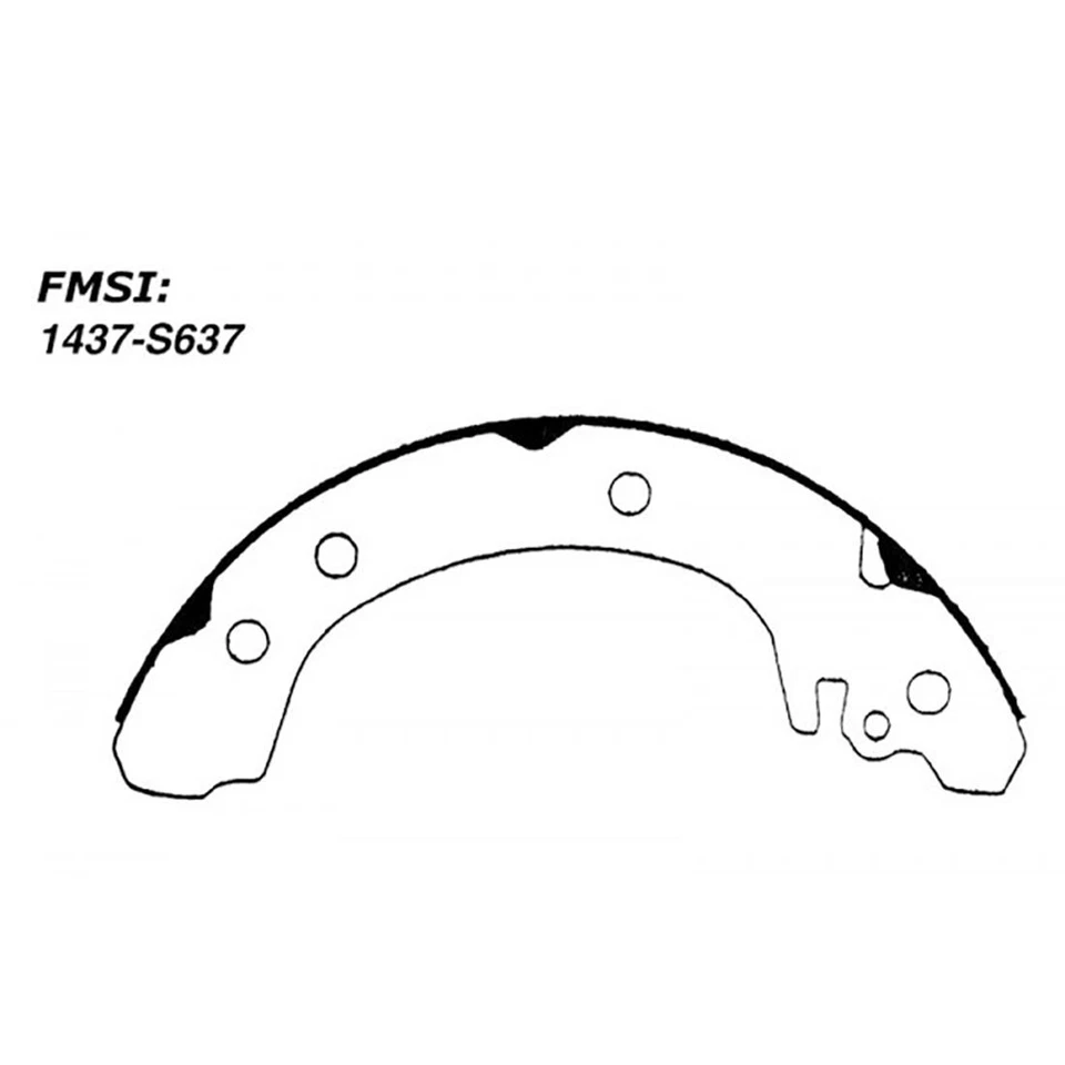 Задние тормозные барабаны и башмаки для 1991 1992 1993 1994 -1998 Saturn SL - Изображение 2 из 4