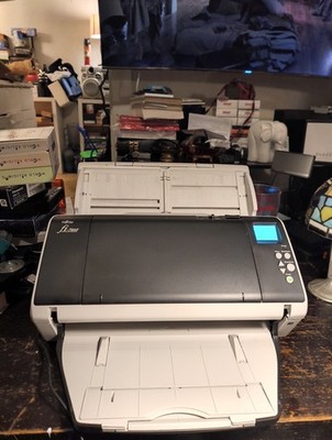 Fujitsu fi-7460 Sheetfed Document Scanner Tested+Accessories!Very Nice...Low Cu