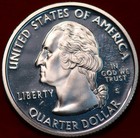 Uncirculated Proof 2004-S Iowa Silver Statehood Quarter — photo 1