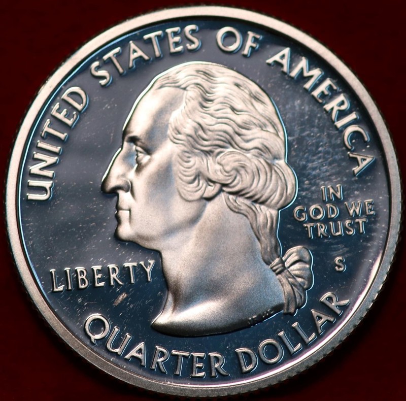 Uncirculated Proof 2004-S Iowa Silver Statehood Quarter