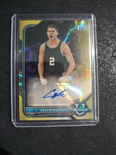 2021 Bowman Chrome U Collin Gillespie Prospect Auto Gold /50 #BCPA-CG Nuggets