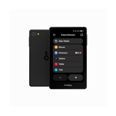 OneKey Pro Crypto Cold Wallet   Air-gapped, Offline Keys, 4× EAL6+ Se