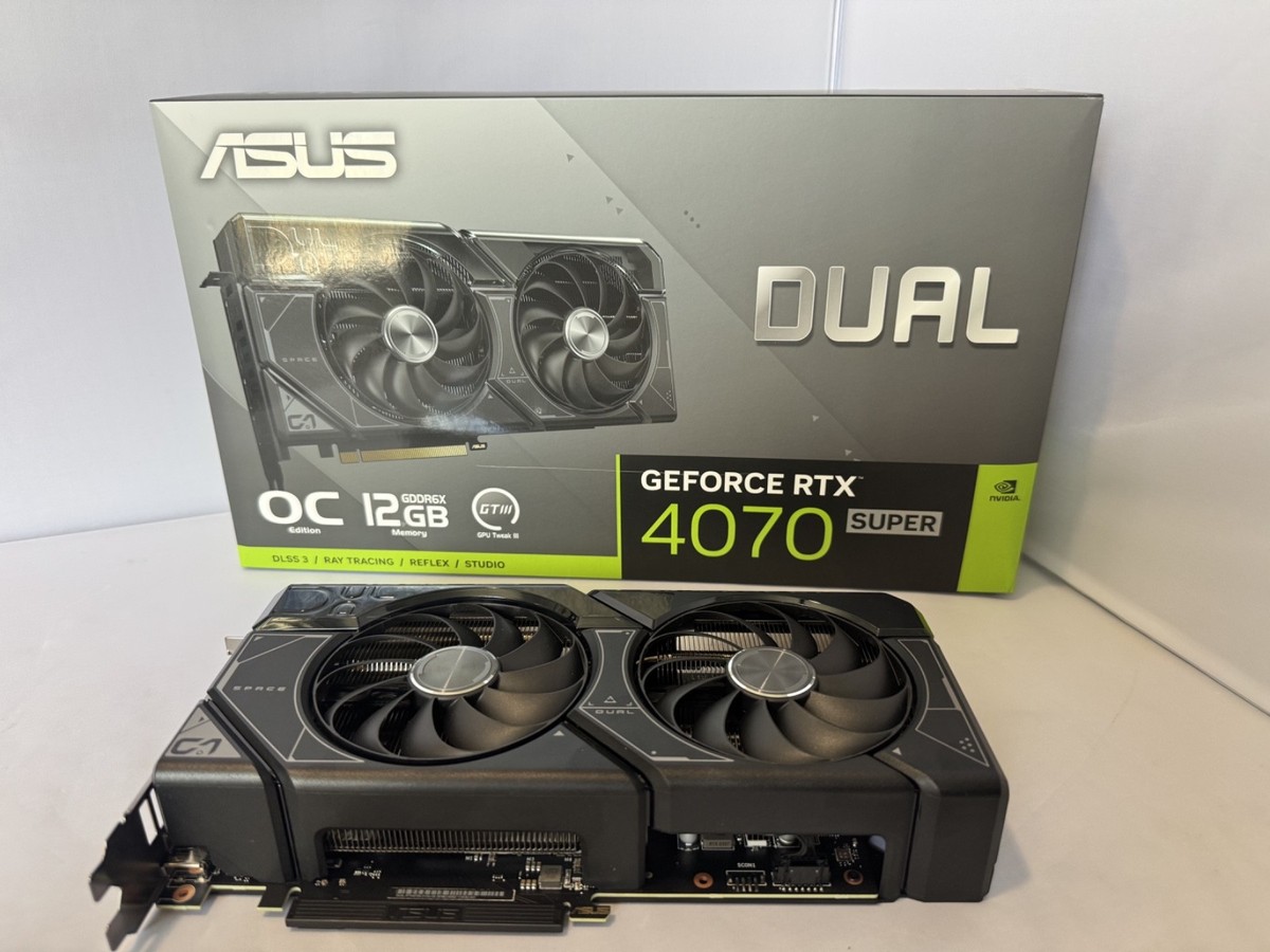 新品・未開封 ASUS DUAL-RTX4070S-12G-EVO Amazon.com: ASUS Dual GeForce® RTX 4070 OC Edition 12GB