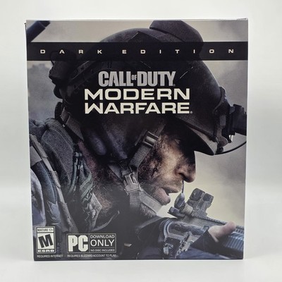 Call of Duty: Modern Warfare - Dark Edition PC 2019 Night Vision NEW Rare Sealed
