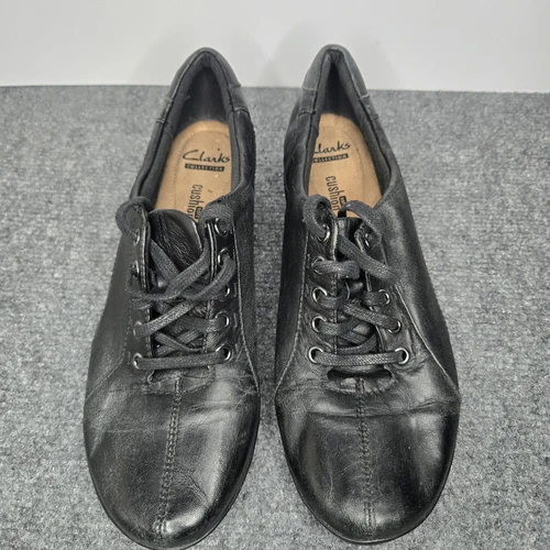 Scarpe Clarks donna 5 5 M Everlay Elma Oxford stringate 26113366 pelle nera