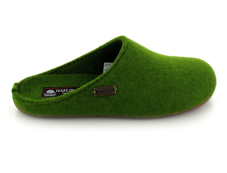 HAFLINGER® Green Slippers | Everest Fundus, Grass-Green - Image 3 of 4