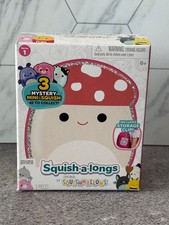 Squishmallow Squish A Longs Clip A Longs Mini Figure Lot Mushroom Box NEW