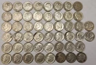 Roll of 50 Silver Roosevelt Dimes $5 Face Value 90% Silver Coins Mixed Dates LR5