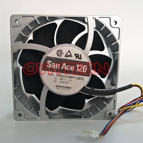 NEW FOR 1 PCS SANYO FAN SAN ACE 120 9SG1248P1G03 DC 48V 1A 12CM 12038