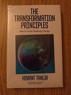 Transformation Principles : How to Create Enduring Change by Hemant Taneja...