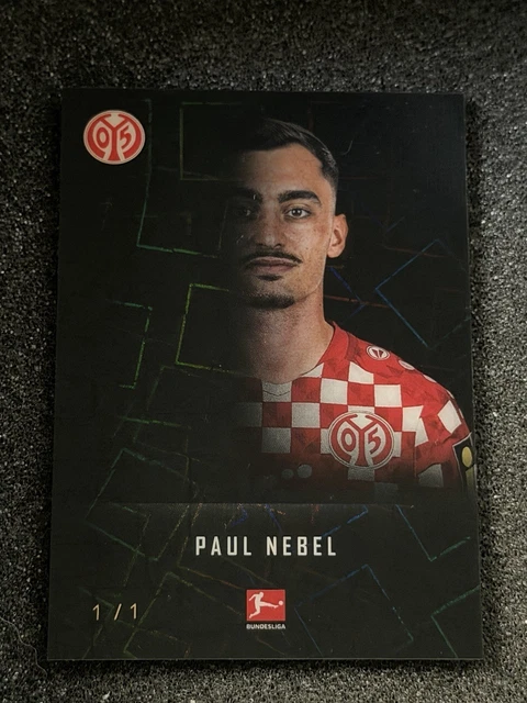 2024-25 Topps Midnight Bundesliga - Paul Nebel T-10 Black Light - FSV Mainz 1/1