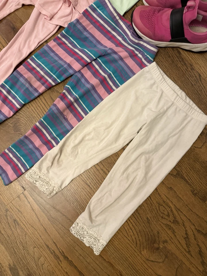 Girl Fall Winter Lot Of 6. Pants, Shirt, And Shoes Size 6 , Clothes Size 8/10 - Image 2 of 4