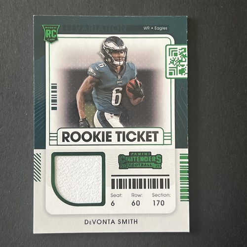 Maglia Contenders DeVonta Smith Rookie Ticket Swatches 2021 variante #RSV-DVS - Foto 1 di 2