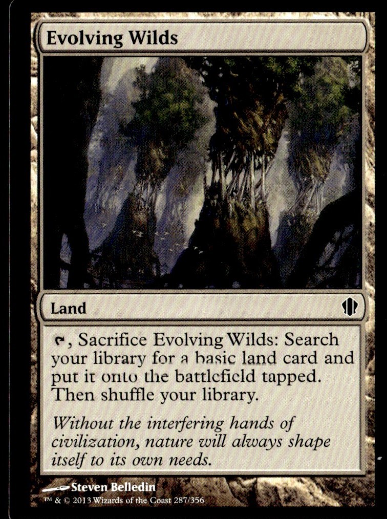 2013 Commander 2013 Evolving Wilds Commander/Common #287