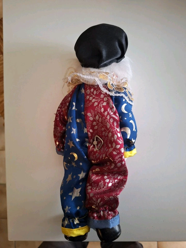Clown animé musical porcelaine Automate - Photo 2/2