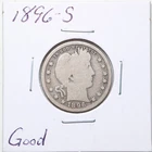 1896-S 25C Barber Liberty Head Quarter Dollar in Good Condition #6699