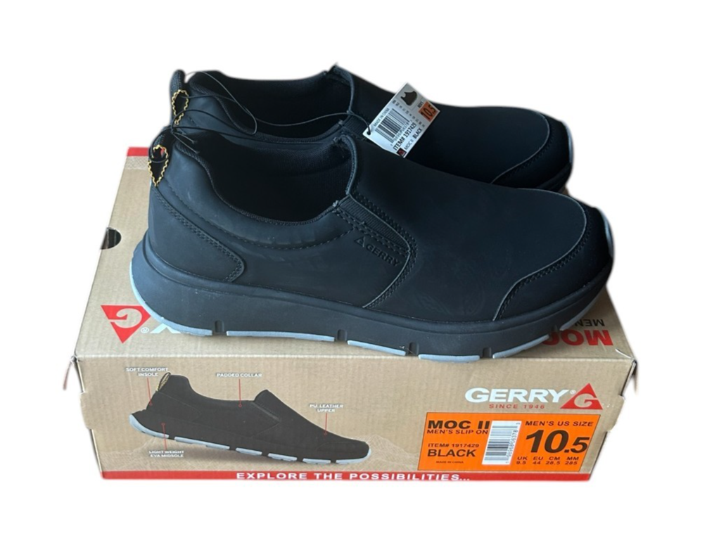 Gerry Men's Moc II Shoe Black Size 10.5