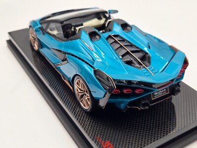 MR Lamborghini Sian Roadster Blue Uranus, Carbon Base - Limited