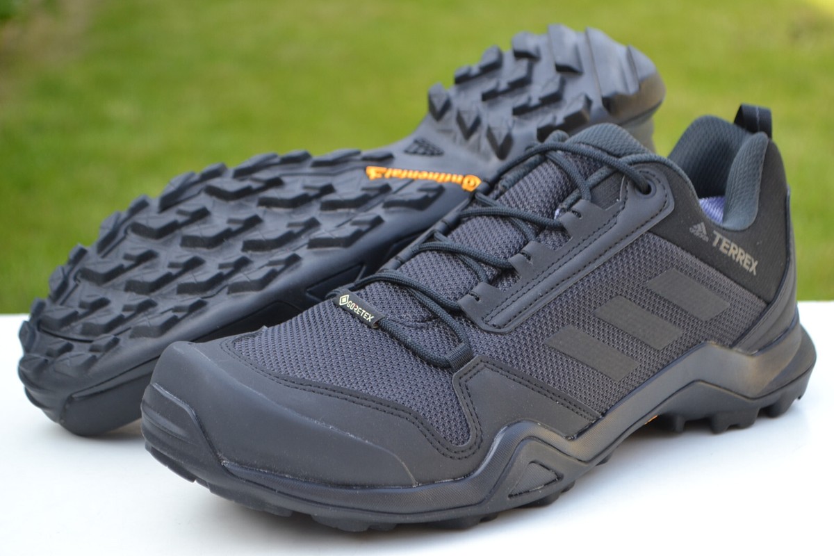 ADIDAS BNIB Mens Hiking Trainers TERREX AX3 GTX Black BC0516 RRP