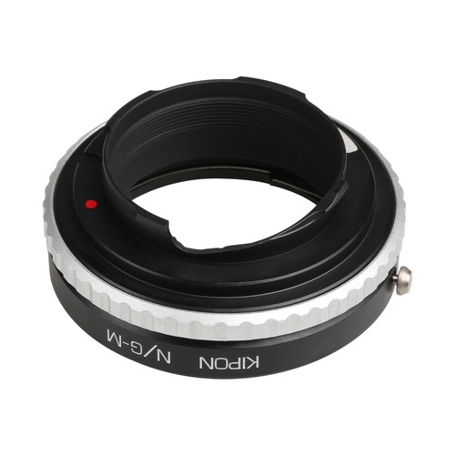 Adattatore KIPON per obiettivo Nikon attacco G a fotocamera Leica M - Foto 5 di 5