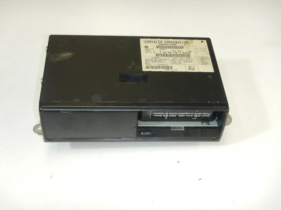 Cambiador de CD de 10 discos Jeep Grand Cherokee WJ 99-04 Chrysler 56042129AG ENVÍO GRATUITO Foto 2 de 4