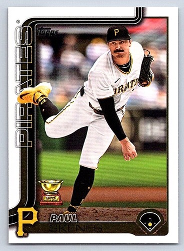 PAUL SKENES PIRATES 2025 TOPPS SERIES 1 ALL-STAR ROOKIE GOLD CUP #98