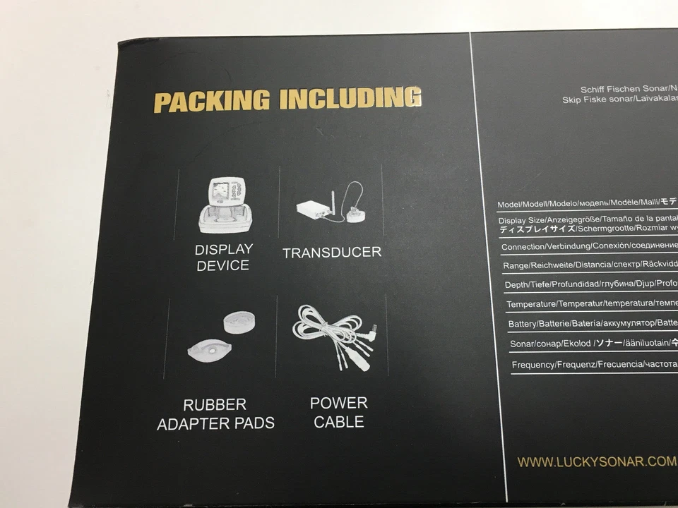 Colour LCD Fish Finder- 500 Metre Range for Bait Boats, sonar, Features, Carp. - Image 4 of 4