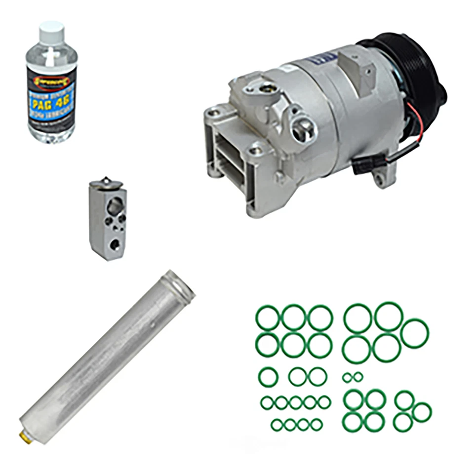 A/C Compressor, Drier, Rapid Seal, Tube & Oil Kit Fits 2009-2011 Nissan Murano - Image 2 of 4