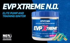 EVOGEN NUTRITION EVP XTREME NO Pre-Workout Elite Pump Training Ignitor 40/20 Srv