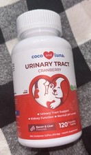 Cranberry for Dogs - 120 Chewable Tablets - Urinary Tract Support, Bladder Suppo