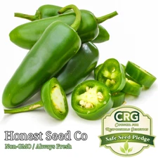100+ Jalapeno Pepper Seeds | Non-GMO | Heirloom Vegetable Garden Seeds from USA