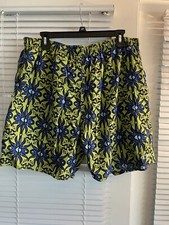 Vintage 90s OP Ocean Pacific Swim Trunks Shorts Mens Neon Surf Skate Beach XL
