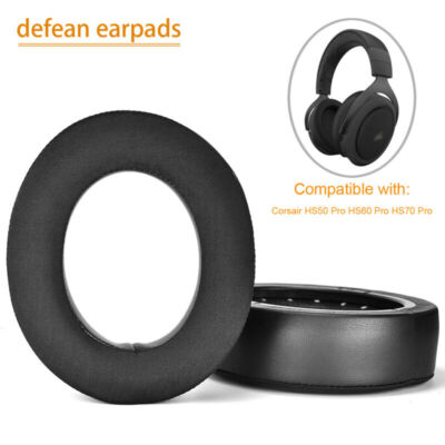 2*Replacement Cooling Gel Ear Pads Cushions For Corsair HS50Pro HS60 Pro HS70Pro