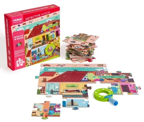 Mideer Detective In Room 42p Puzzle Game Educational Fine Motor Skills Toys  | eBay