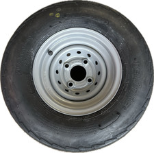 20.5x8.0-10 77M 4PR trailer wheel and tyre 4 Stud 100mm PCD 60mm Centre