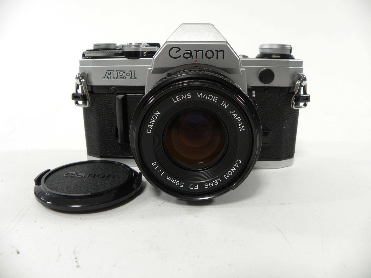 Canon AE-1 35mm SLR w/FD 50mm f1.8 | eBay Canon AE-1 35mm SLR w/FD 50mm f1.8 | eBay