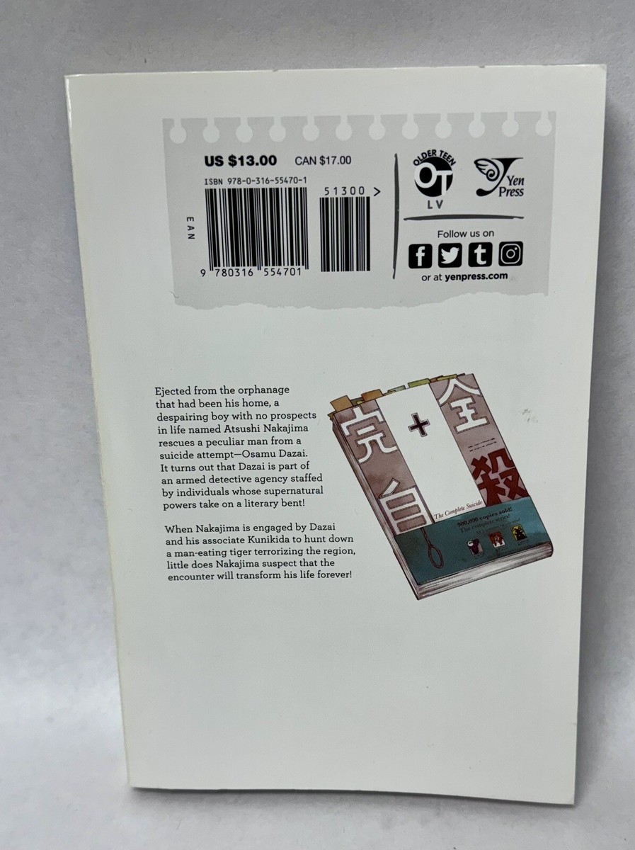 Bungo Stray Dogs manga vol 1 Yen Press by Kafka Asagiri English | eBay