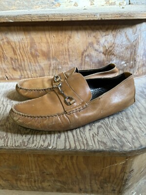 EU Vintage Men's Gucci Horsebit Boat Shoes UK